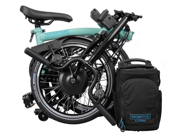 Brompton Electric H6L Vouwfiets Turkoois glans