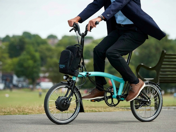 Brompton Electric M6L Vouwfiets Turkoois MY2021