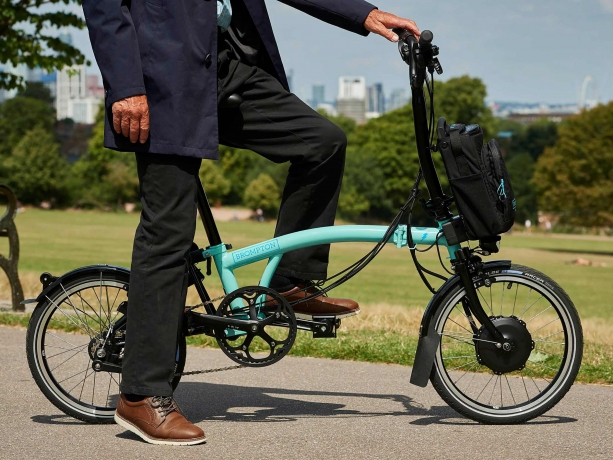 Brompton Electric H6L Vouwfiets Turkoois MY2021