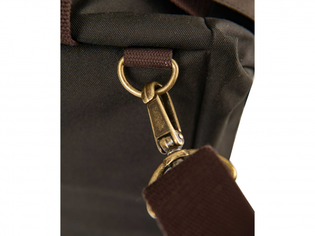 Brompton Barbour x Brompton Wax Cotton Holdall Olijfgroen