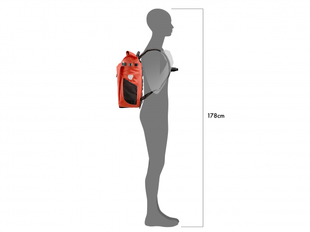 Ortlieb Vario PS QL3.1 Fietstas-Rugzak 26L Rooibos