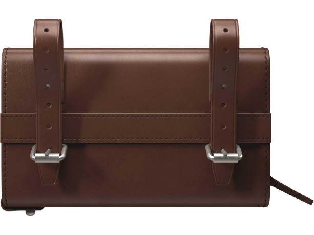 Brooks D-Shaped Leder Zadeltas Brown