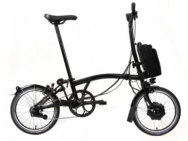 Brompton Electric C Line Explore Zwart