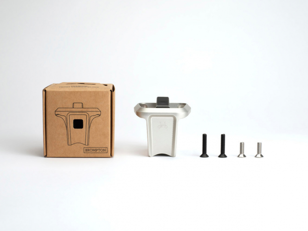 Brompton Bagageclip Gesmeed Aluminium Silver