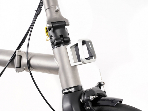 Brompton Bagageclip Gesmeed Aluminium Silver