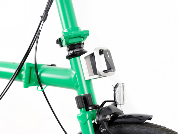 Brompton Bagageclip Gesmeed Aluminium Silver