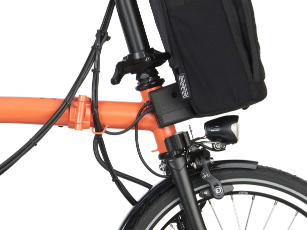 Brompton Electric C Line Explore Midden Vuurkoraal