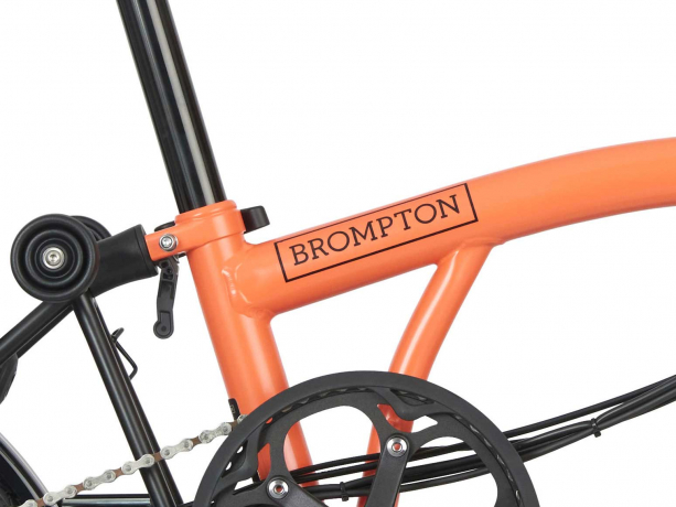 Brompton Electric C Line Explore Midden Vuurkoraal