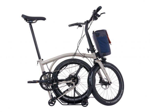 Brompton Electric G Line Midden Rack Traildust White