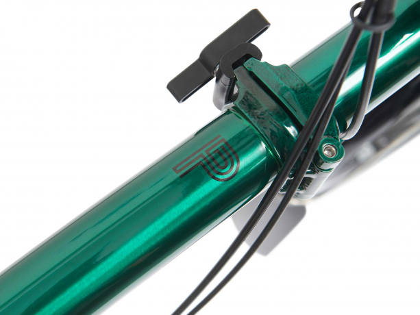 Brompton P Line Urban Midden met Rack Emerald Lacquer