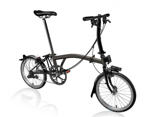 Brompton C Line Black Edition Explore Laag Black Lacquer