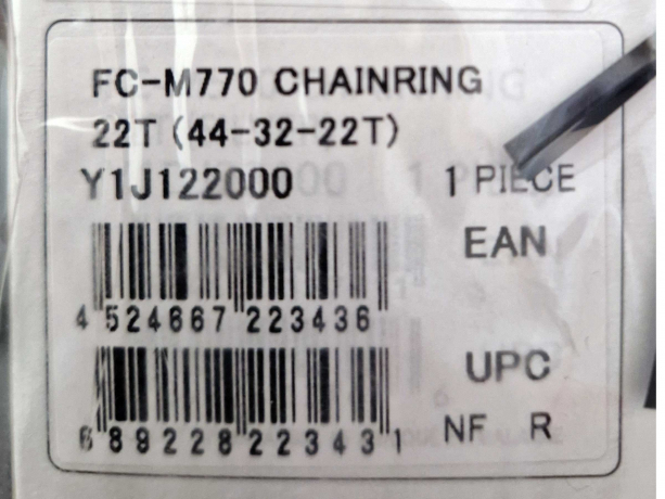 Tandwiel Shimano FC-M770 22-T