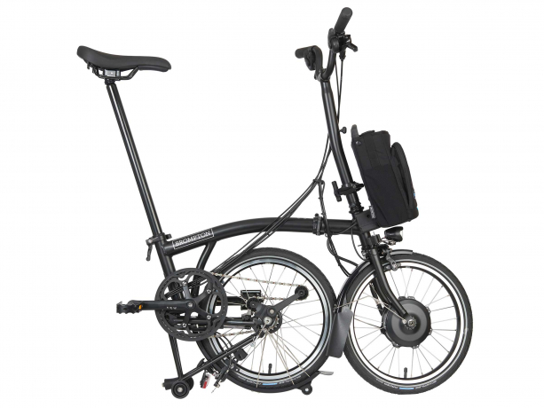 Brompton Electric C Line Explore Hoog Zwart Mat