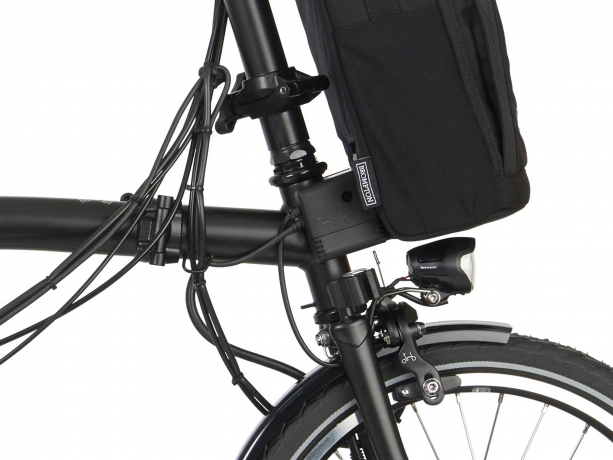 Brompton Electric C Line Explore Hoog Zwart Mat