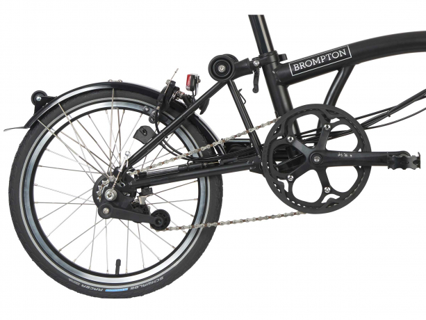 Brompton Electric C Line Explore Hoog Zwart Mat