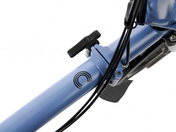 Brompton Electric C Line Explore Hoog Wolken Blauw Mat