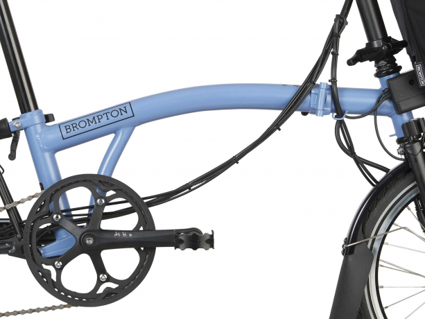 Brompton Electric C Line Hoofd- en Voorframe Wolken Blauw