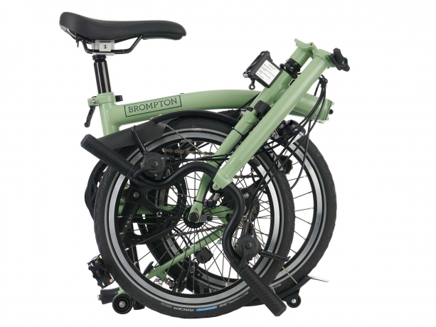 Brompton C Line Explore Hoog met Rack Matcha Groen