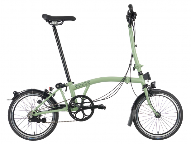 Brompton C Line Explore Hoog met Rack Matcha Groen