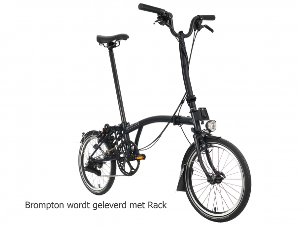 Brompton C Line Explore Zwart-Zwart
