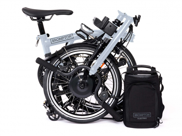 Brompton Electric P Line Explore H12R Lunar Ice