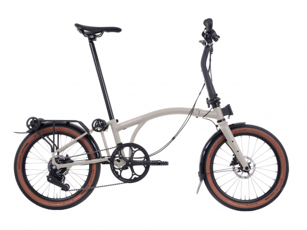 Brompton G Line Hoog Rack Traildust White