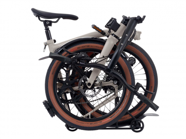 Brompton G Line Hoog Rack Traildust White
