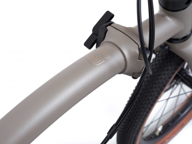 Brompton G Line Hoog Rack Traildust White