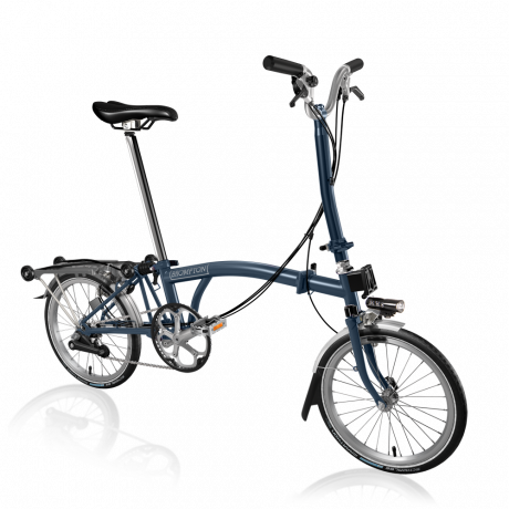 Brompton H6R Vouwfiets Tempest blauw - Tempest bla