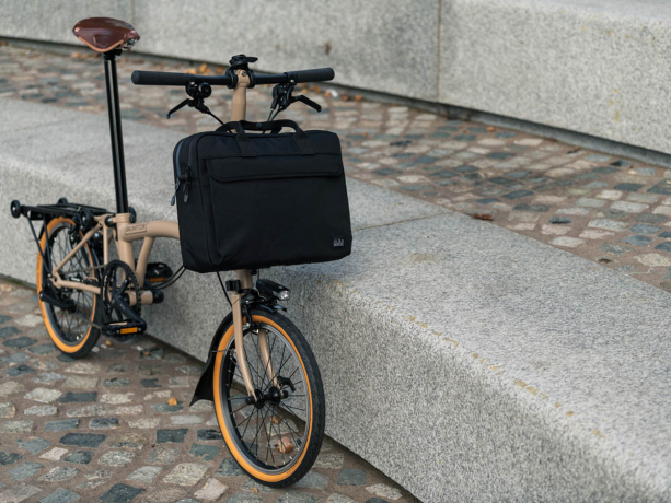 Brompton Metro City Bag M Zwart incl Frame & Regenhoes