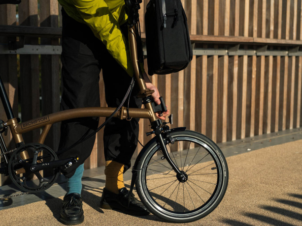 Brompton Metro City Bag M Zwart incl Frame & Regenhoes