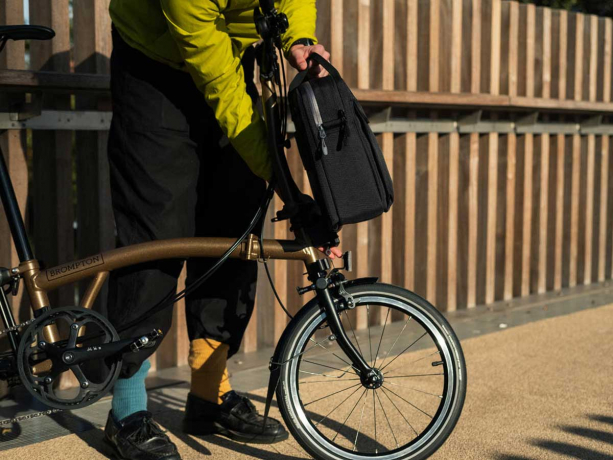 Brompton Metro City Bag M Zwart incl Frame & Regenhoes