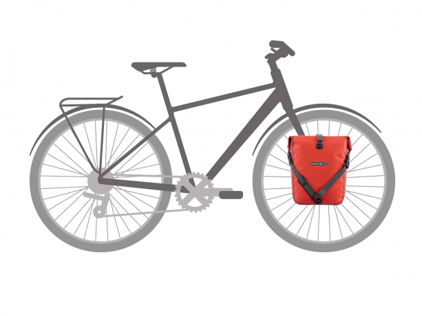 Ortlieb Sport-Roller Plus QL2.1 Voortas Single Salsa-Chili