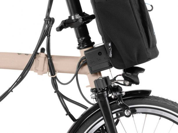 Brompton Electric C Line Urban H4R Dune Sand Rack