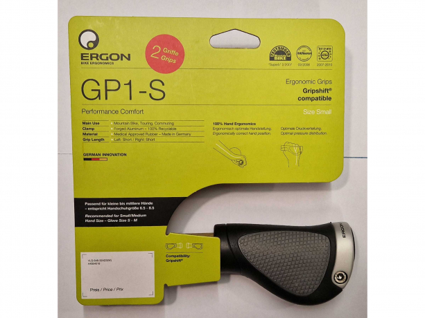 Ergon Grips GP1-S Kort-Kort