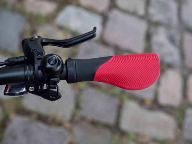 Brompton Handvatten Ergonomic Zwart-Rood