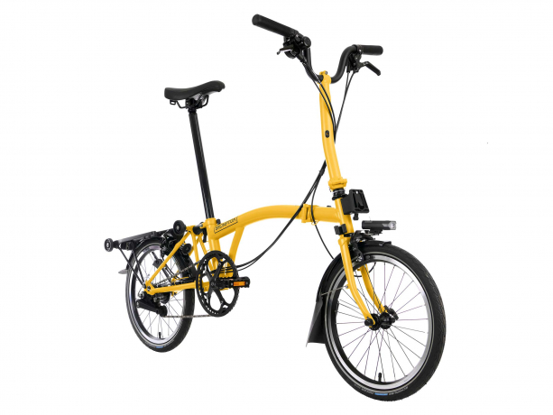 Brompton C Line Explore Midden met Rack Season 2023 Hommel Geel