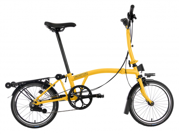 Brompton C Line Explore Midden met Rack Season 2023 Hommel Geel