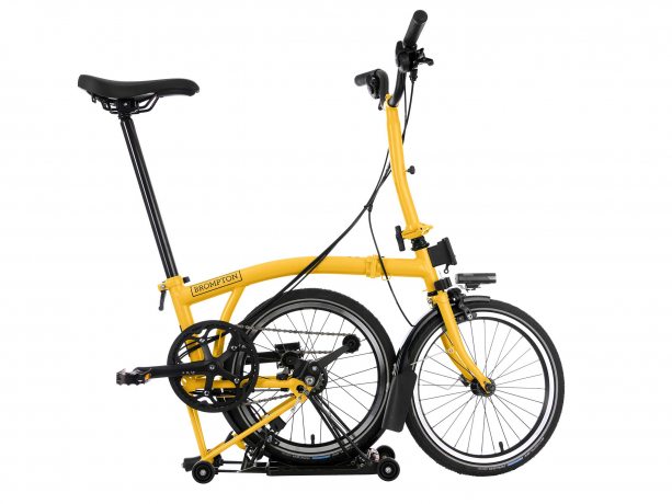 Brompton C Line Explore Midden met Rack Season 2023 Hommel Geel
