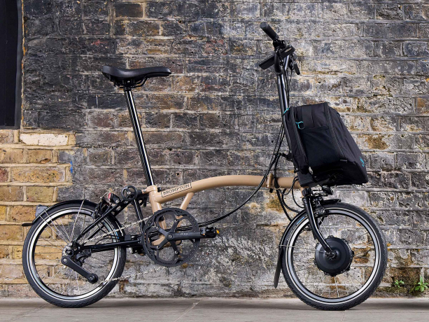 Brompton Electric C Line Urban H4R Dune Sand Rack
