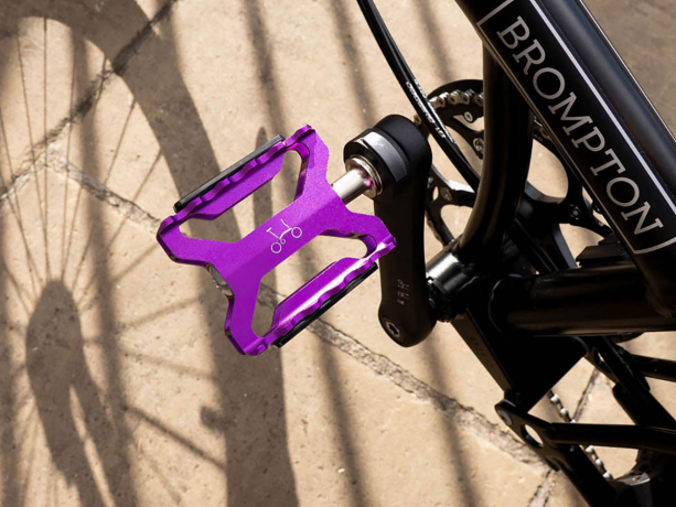 Brompton Superlichte Quick Release Trappers Purple
