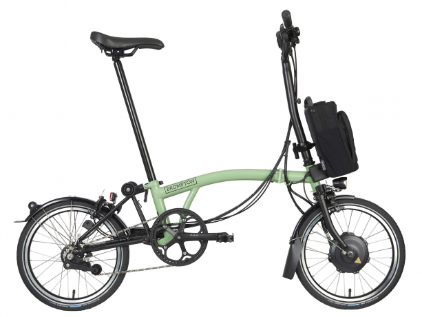 Brompton Electric C Line Explore Hoog Matcha Groen Mat