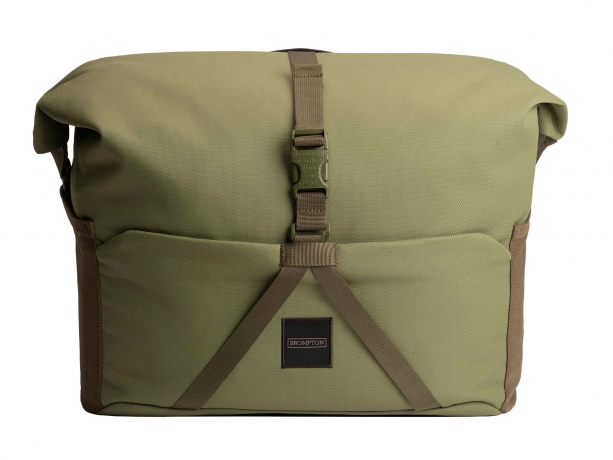 Brompton Roll Top Bag Large Olive Green incl. Frame