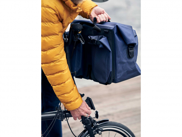 Brompton Borough Waterproof Bag L Navy incl. Frame