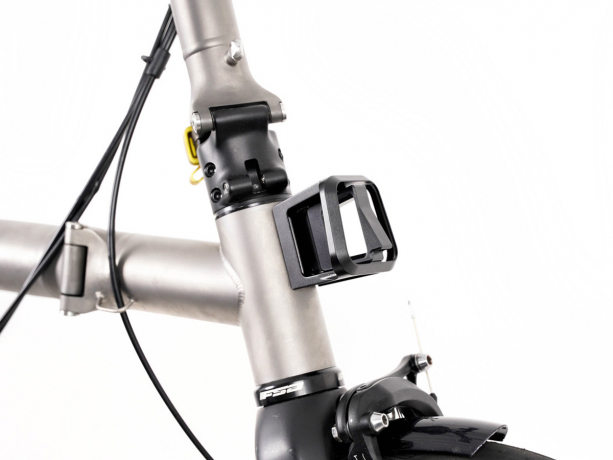 Brompton Bagageclip Gesmeed Aluminium Black