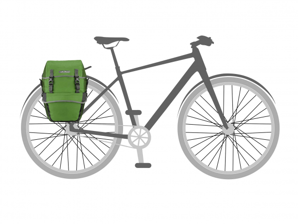 Ortlieb Bike-Packer Plus QL2.1 Achtertassen Kiwi-Mosgroen
