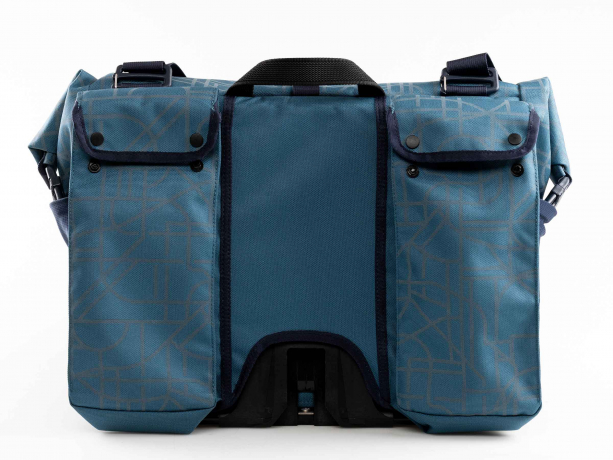 Brompton Borough Roll Top Bag L Reflective incl. Frame