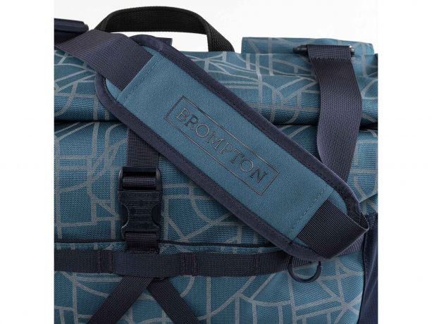 Brompton Borough Roll Top Bag L Reflective incl. Frame