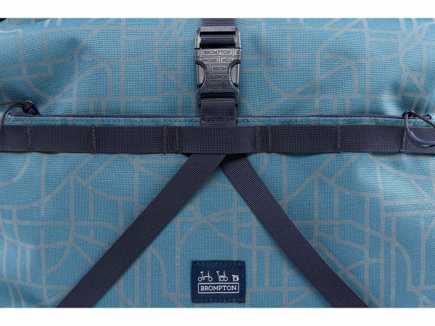 Brompton Borough Roll Top Bag L Reflective incl. Frame