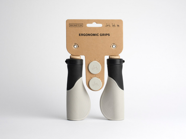 Brompton Handvatten Ergonomic Zwart-Zilver